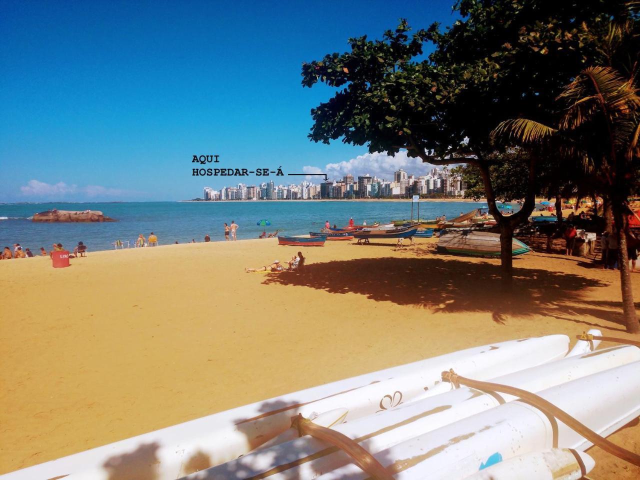 Flat Pasargada 712, Free Bikes, Pe Na Praia Vila Velha  Εξωτερικό φωτογραφία
